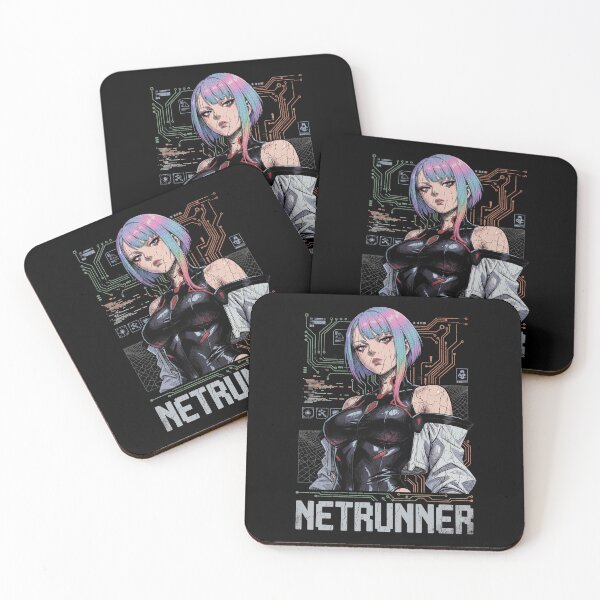 Item preview, Netrunner Lucy Vintage designed and sold by MadShroomPrints.