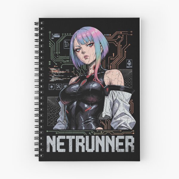 Item preview, Netrunner Lucy Vintage designed and sold by MadShroomPrints.