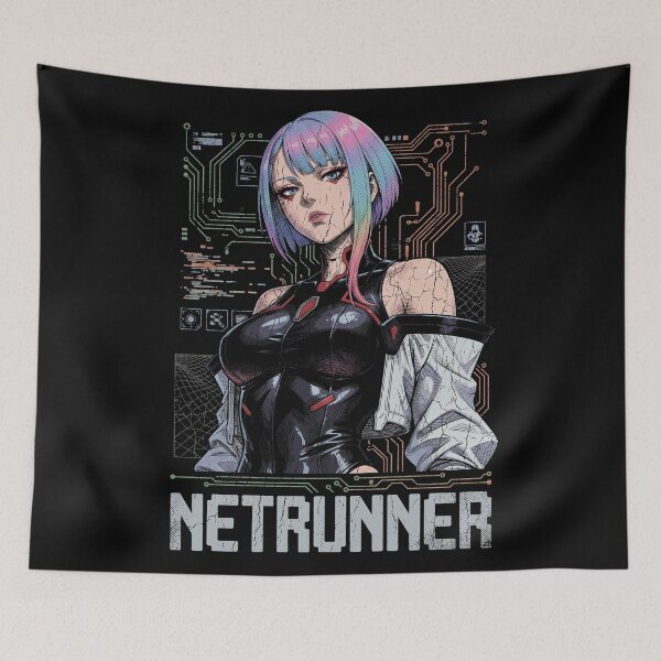 Item preview, Netrunner Lucy Vintage designed and sold by MadShroomPrints.