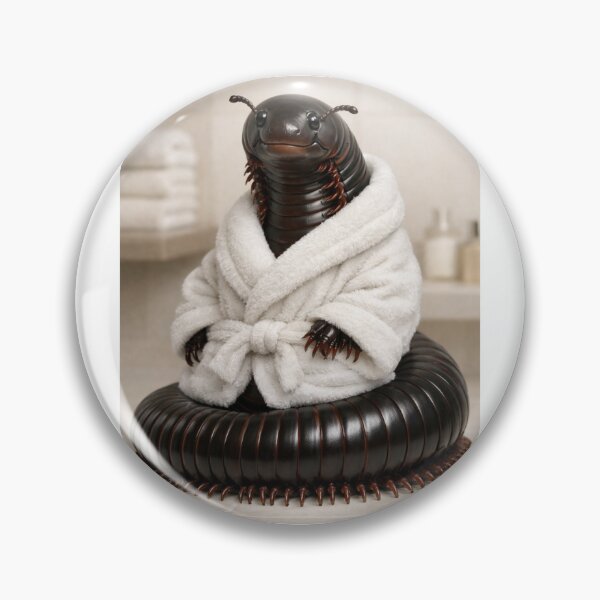 Item preview, Cozy Bathrobe Giant African Millipede designed and sold by Sillytoe.