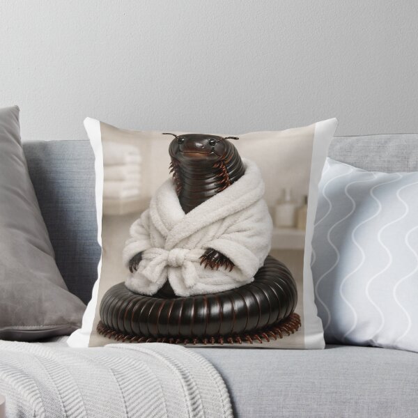 Item preview, Cozy Bathrobe Giant African Millipede designed and sold by Sillytoe.
