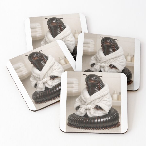 Item preview, Cozy Bathrobe Giant African Millipede designed and sold by Sillytoe.
