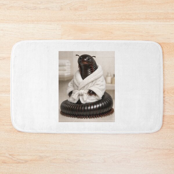 Item preview, Cozy Bathrobe Giant African Millipede designed and sold by Sillytoe.