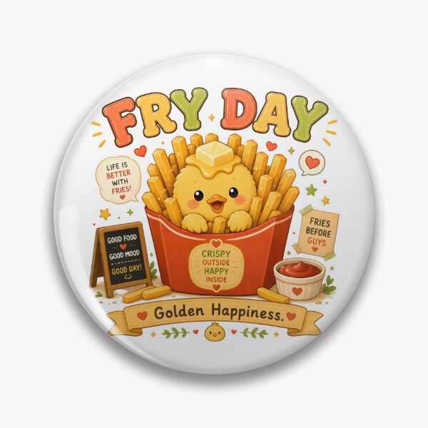 Item preview, Cute French Fry Chick Kawaii T-Shirt | Fry Day Golden Happiness Foodie Chicken Gift designed and sold by Snackwear Apparel.