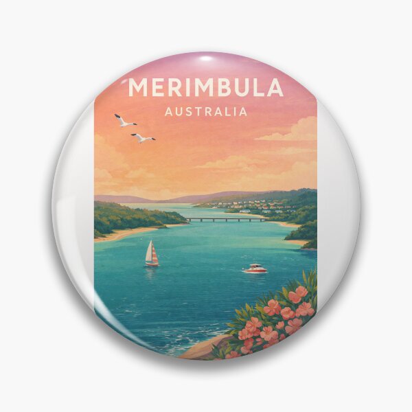 Item preview, Merimbula Sapphire Coast Estuary and New South Wales Coastal Panorama designed and sold by Places On Earth.