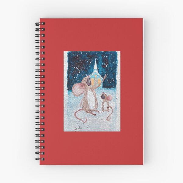 Item preview, Christmas Caroling Mice Done In Watercolor  designed and sold by Kimberly Sells Studio.
