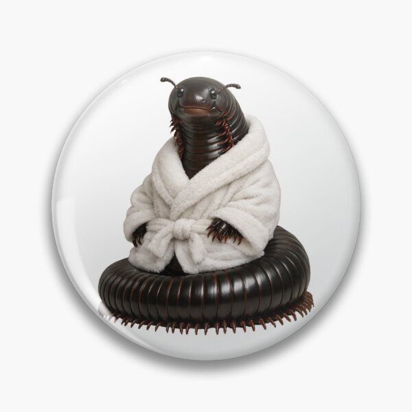 Item preview, Relaxing Bathrobe Giant African Millipede designed and sold by Sillytoe.