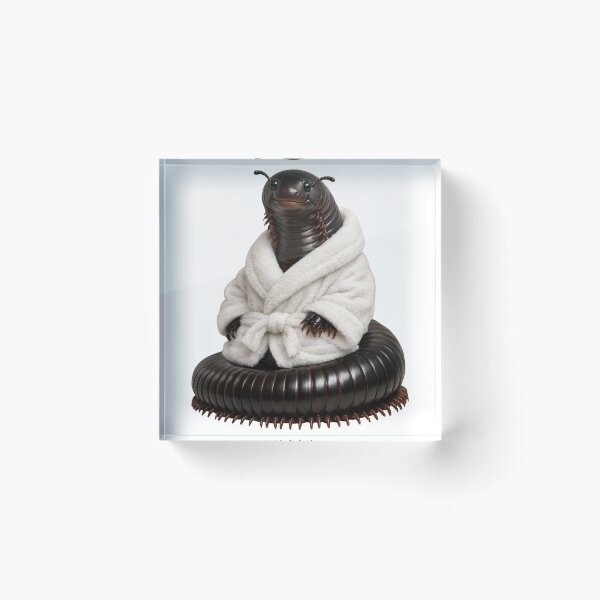 Item preview, Relaxing Bathrobe Giant African Millipede designed and sold by Sillytoe.