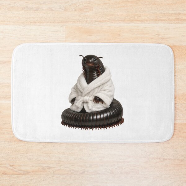 Item preview, Relaxing Bathrobe Giant African Millipede designed and sold by Sillytoe.