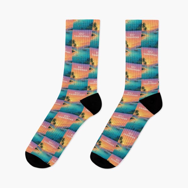 Item preview, Gili Trawangan Sunset over Lombok Strait and Tropical Island Coast designed and sold by Places On Earth.