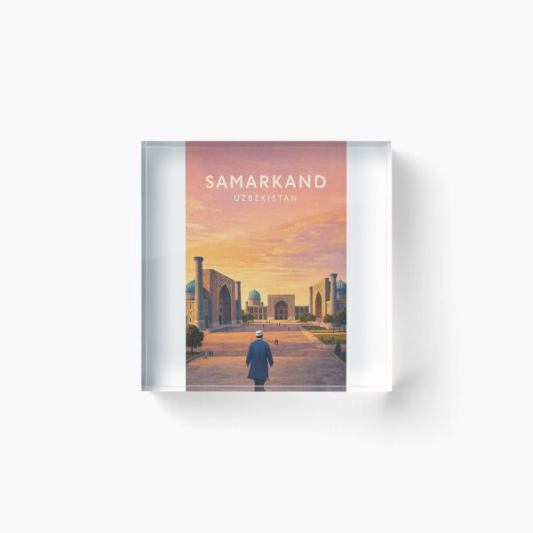Item preview, Samarkand Registan Square Historic Silk Road Landmark in Uzbekistan designed and sold by Places On Earth.