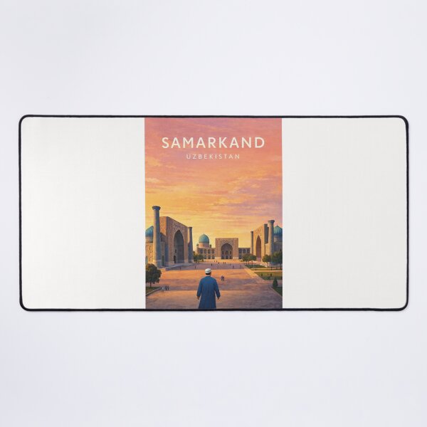 Item preview, Samarkand Registan Square Historic Silk Road Landmark in Uzbekistan designed and sold by Places On Earth.