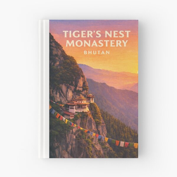 Item preview, Tiger's Nest Monastery Paro Taktsang Cliffside Temple in Bhutan designed and sold by Places On Earth.