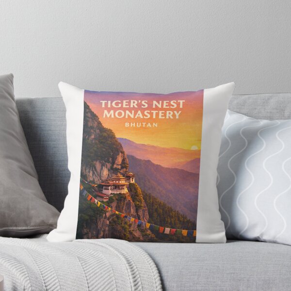 Item preview, Tiger's Nest Monastery Paro Taktsang Cliffside Temple in Bhutan designed and sold by Places On Earth.