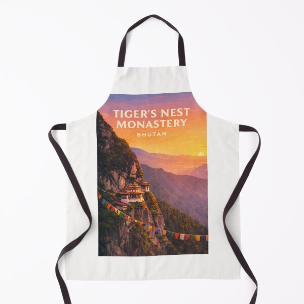 Item preview, Tiger's Nest Monastery Paro Taktsang Cliffside Temple in Bhutan designed and sold by Places On Earth.