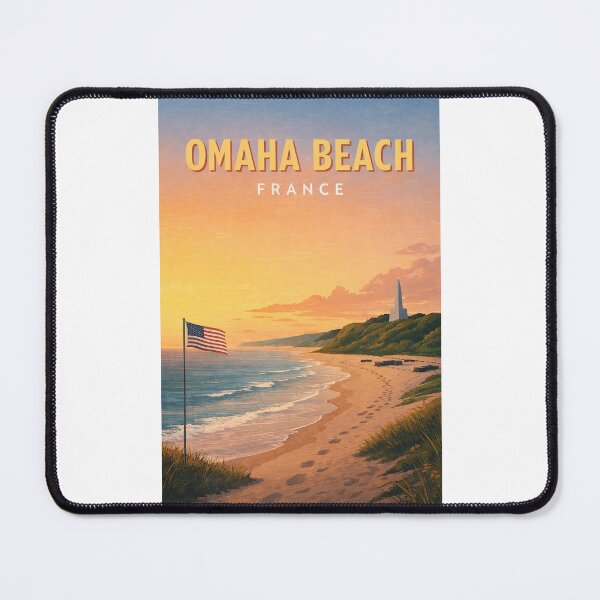 Item preview, Omaha Beach Normandy Coast and D Day Memorial Landscape France designed and sold by Places On Earth.