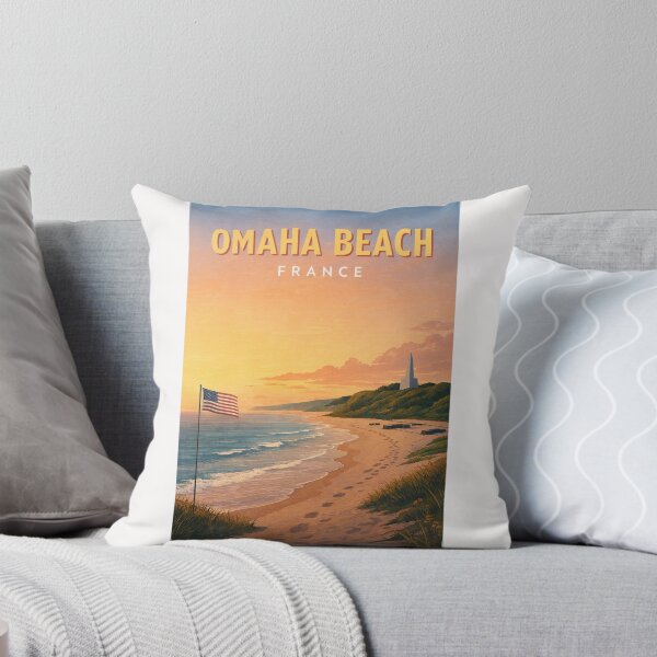 Item preview, Omaha Beach Normandy Coast and D Day Memorial Landscape France designed and sold by Places On Earth.