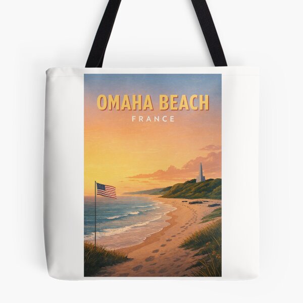 Item preview, Omaha Beach Normandy Coast and D Day Memorial Landscape France designed and sold by Places On Earth.
