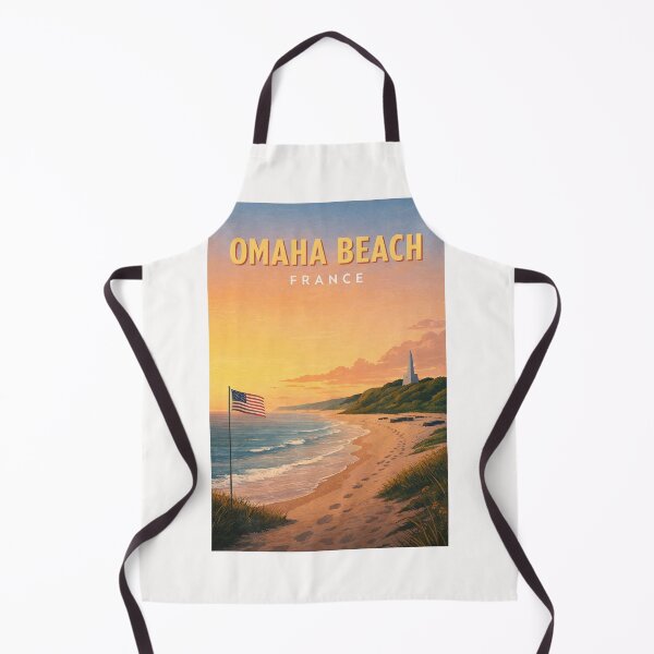 Item preview, Omaha Beach Normandy Coast and D Day Memorial Landscape France designed and sold by Places On Earth.