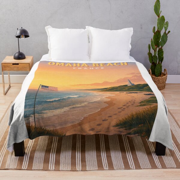 Item preview, Omaha Beach Normandy Coast and D Day Memorial Landscape France designed and sold by Places On Earth.