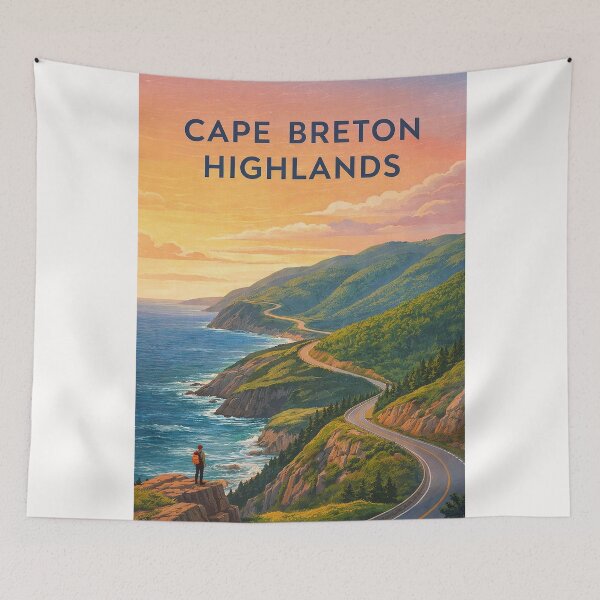 Item preview, Cape Breton Highlands Cabot Trail Atlantic Coast Scenic Drive designed and sold by Places On Earth.