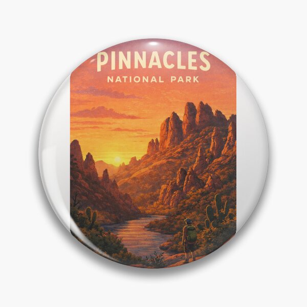 Item preview, Pinnacles National Park High Peaks and California Wilderness designed and sold by Places On Earth.