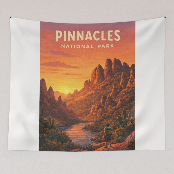 Item preview, Pinnacles National Park High Peaks and California Wilderness designed and sold by Places On Earth.