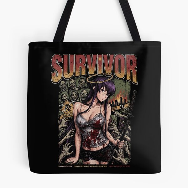Item preview, Survivor Saeko Vintage designed and sold by MadShroomPrints.