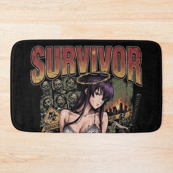 Item preview, Survivor Saeko Vintage designed and sold by MadShroomPrints.