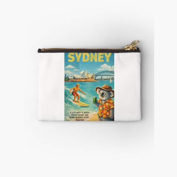 Item preview, Sydney Harbour Opera House Bridge and Bondi Beach Coastal Scene designed and sold by Places On Earth.