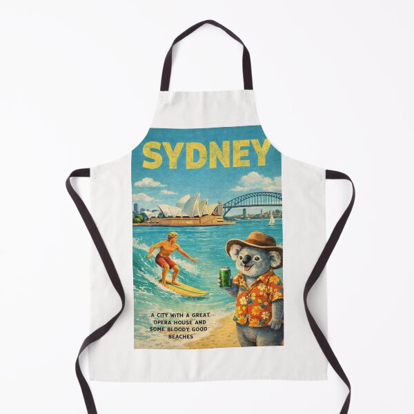 Item preview, Sydney Harbour Opera House Bridge and Bondi Beach Coastal Scene designed and sold by Places On Earth.
