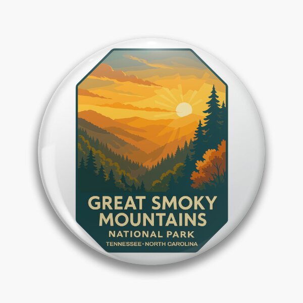 Item preview, Great Smoky Mountains National Park Retro Sticker designed and sold by Ismeal Von.