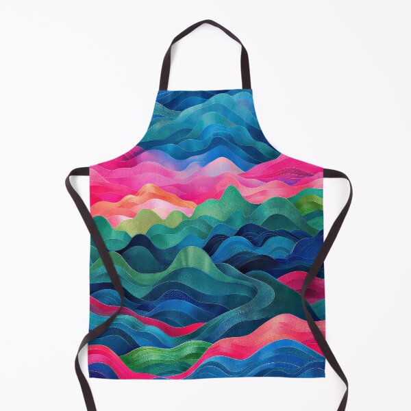 Item preview, Nature-Inspired Abstract Colorful Mountains And Blue Sky designed and sold by DEC02.