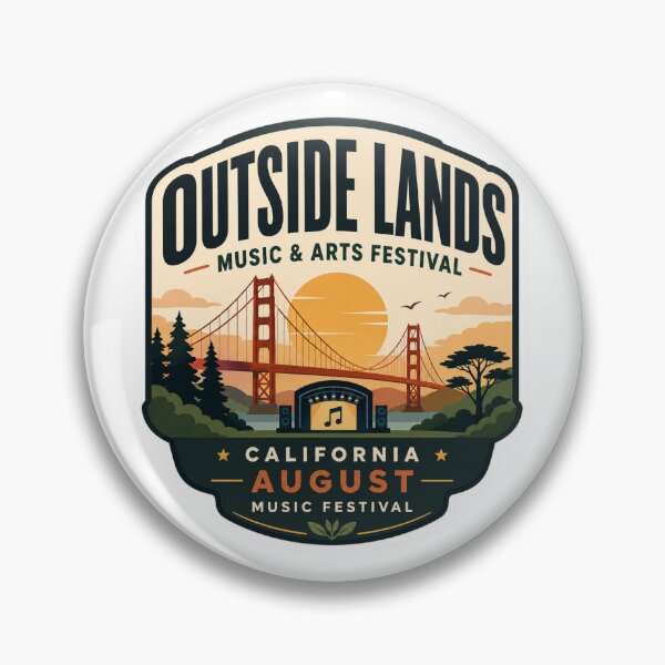Artikelvorschau, Outside Lands Musik- und Kunstfestival Kalifornien Design entworfen und verkauft von IRON WINGS /USAF.