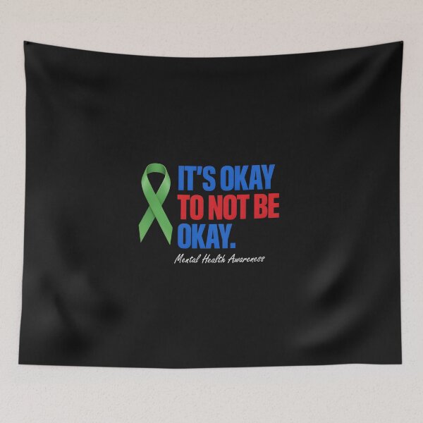 Item preview,  It's Okay to Not Be Okay Awareness  designed and sold by dragonbol023.