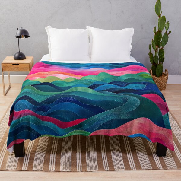 Item preview, Nature-Inspired Abstract Colorful Mountains And Blue Sky designed and sold by DEC02.