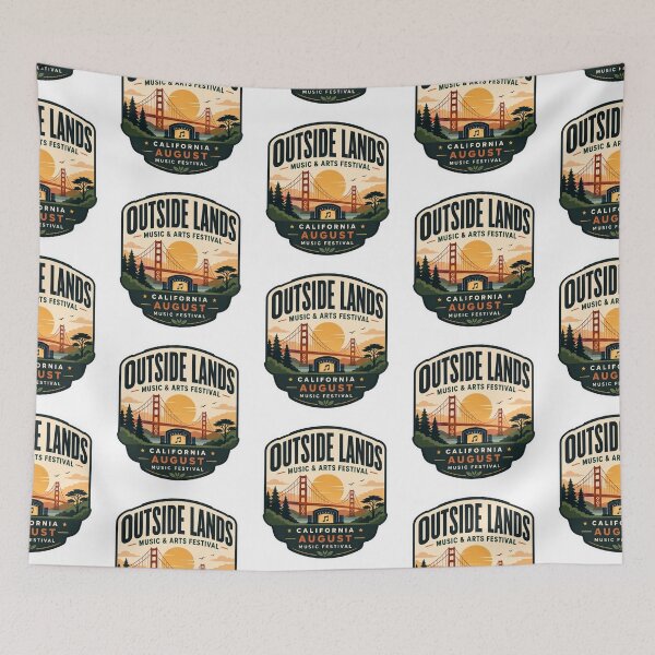 Item preview, Outside Lands Music Art Festival California Design designed and sold by Combat Skies.