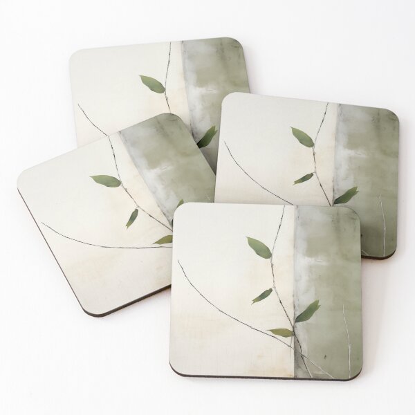 Item preview, Wabi sabi and japandi inspired minimalist sage branch designed and sold by filigreedigital.