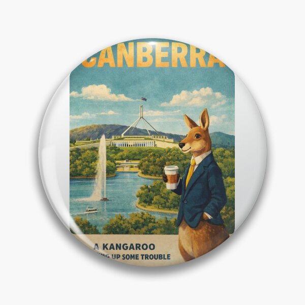 Item preview, Canberra Australia Parliament House Lake Burley Griffin Capital Landmark designed and sold by Aryabek.