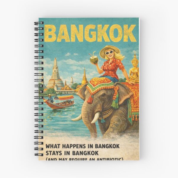 Item preview, Bangkok Thailand Chao Phraya River Wat Arun Elephant Temple Travel designed and sold by Aryabek.