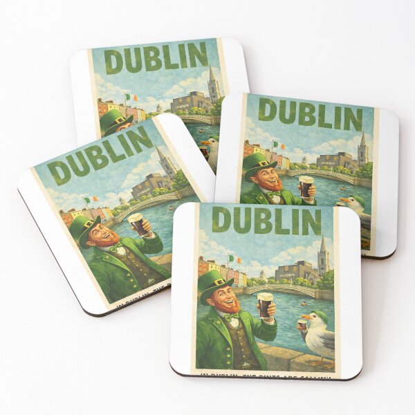 Item preview, Dublin Ireland River Liffey Ha'penny Bridge Guinness District designed and sold by Aryabek.