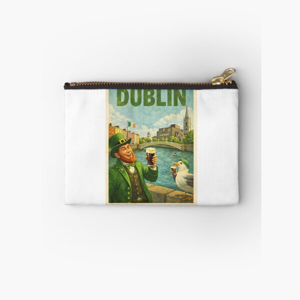 Item preview, Dublin Ireland River Liffey Ha'penny Bridge Guinness District designed and sold by Aryabek.