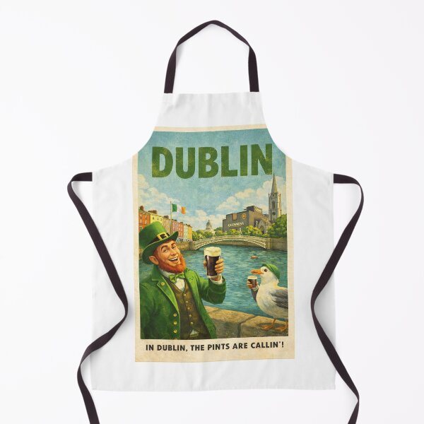 Item preview, Dublin Ireland River Liffey Ha'penny Bridge Guinness District designed and sold by Aryabek.