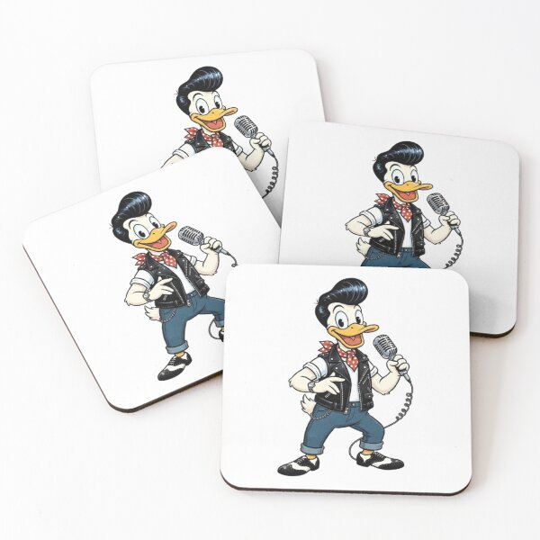 Item preview, Rockabilly Greaser Singer Duck T Shirt And Sticker designed and sold by NeonStates Design  ⭐️⭐️⭐️.
