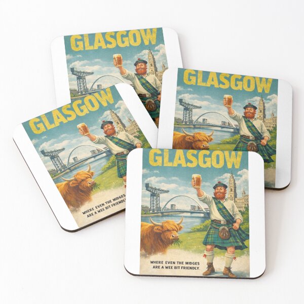 Item preview, Glasgow Scotland River Clyde Finnieston Crane George Square designed and sold by Aryabek.