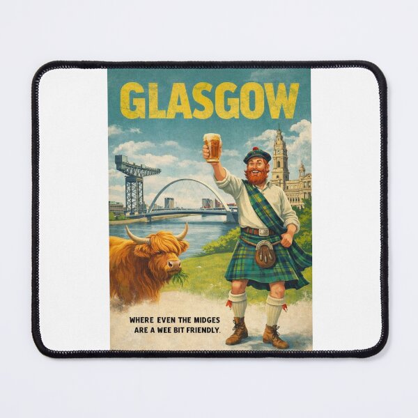 Item preview, Glasgow Scotland River Clyde Finnieston Crane George Square designed and sold by Aryabek.
