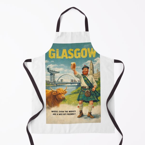 Item preview, Glasgow Scotland River Clyde Finnieston Crane George Square designed and sold by Aryabek.