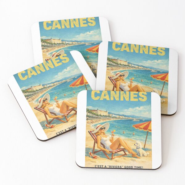 Item preview, Cannes France French Riviera Promenade de la Croisette Mediterranean Coast designed and sold by Aryabek.