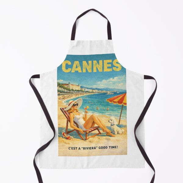 Item preview, Cannes France French Riviera Promenade de la Croisette Mediterranean Coast designed and sold by Aryabek.