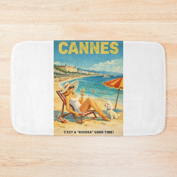 Item preview, Cannes France French Riviera Promenade de la Croisette Mediterranean Coast designed and sold by Aryabek.